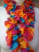 Rainbow Ruffle Scarf